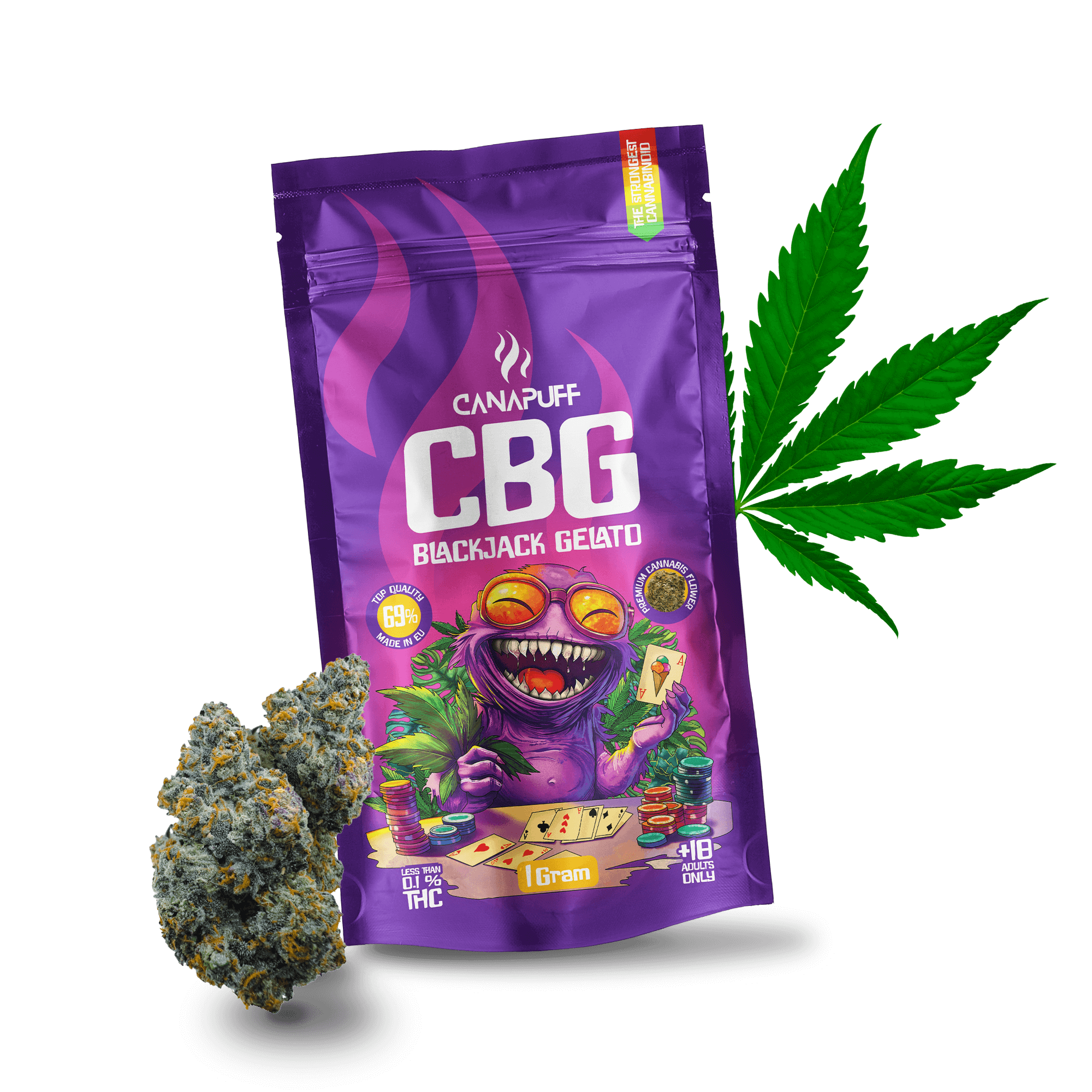 CBG Blüten Blackjack Gelato 69%