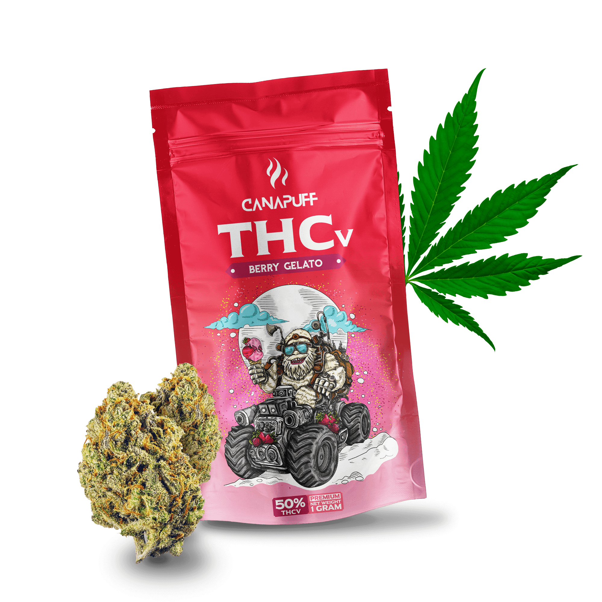 THCv Flowers Berry Gelato 50%