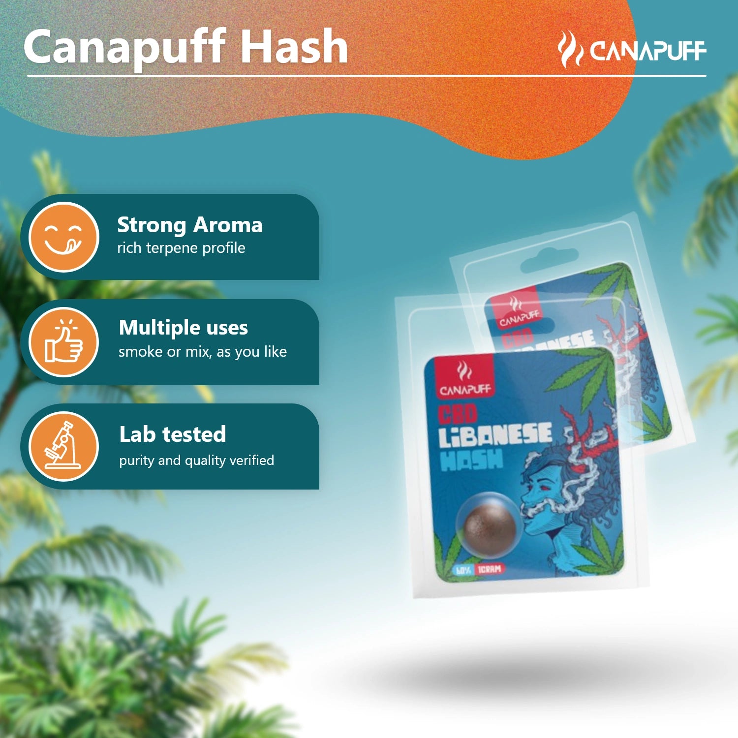 CBD Hashwert Libanese 60%