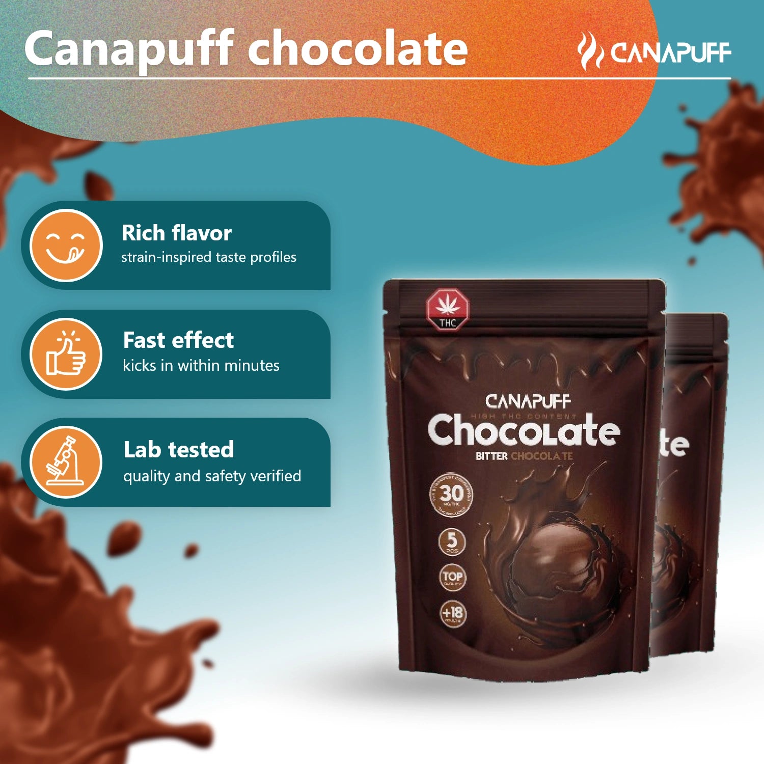 THC Schokolade - Bitter