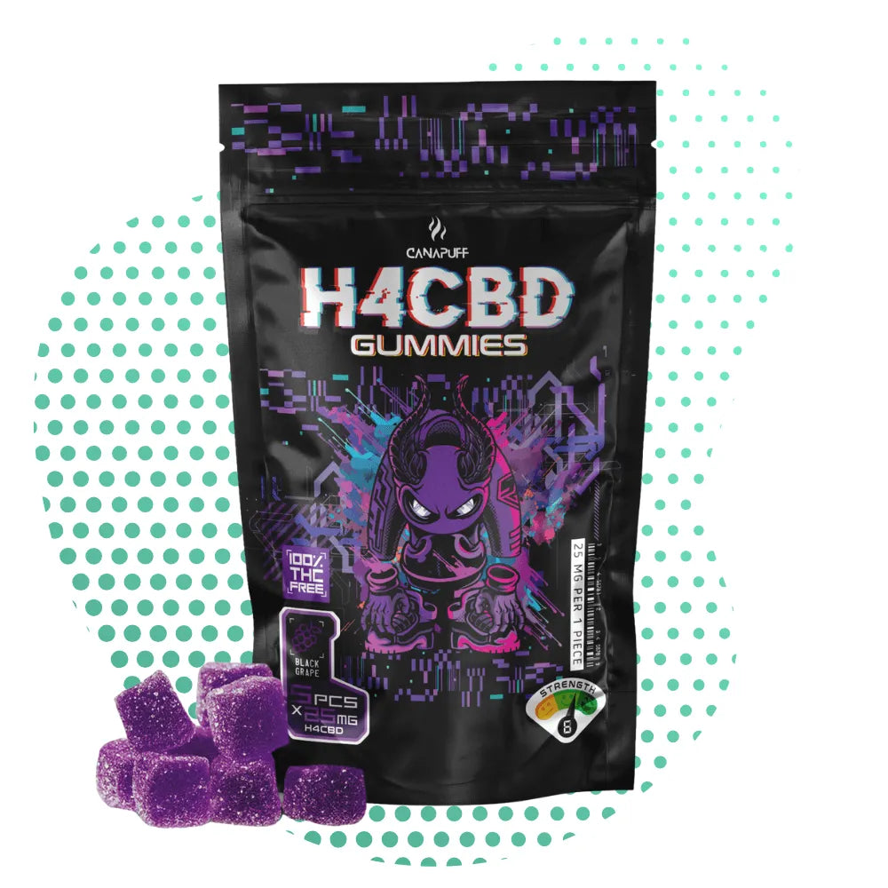 Canapuff - H4CBD Gummibärchen - Black Grape Canapuff