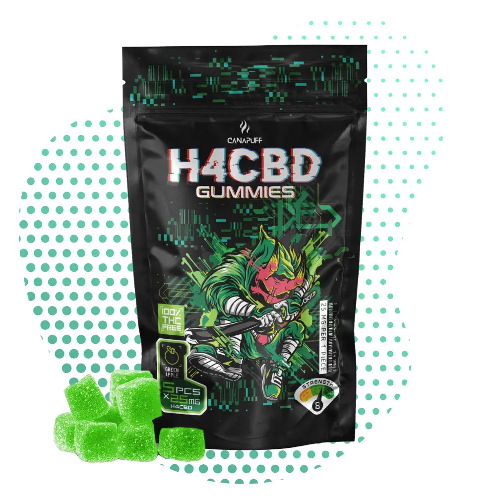 Canapuff - H4CBD Gummibärchen - Green Apple Canapuff