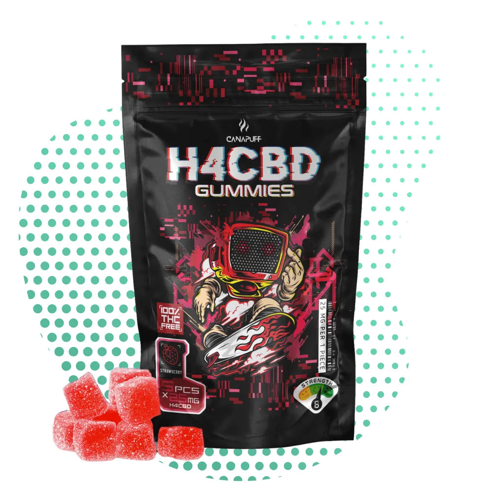 Canapuff H4CBD Gummibärchen Erdbeere