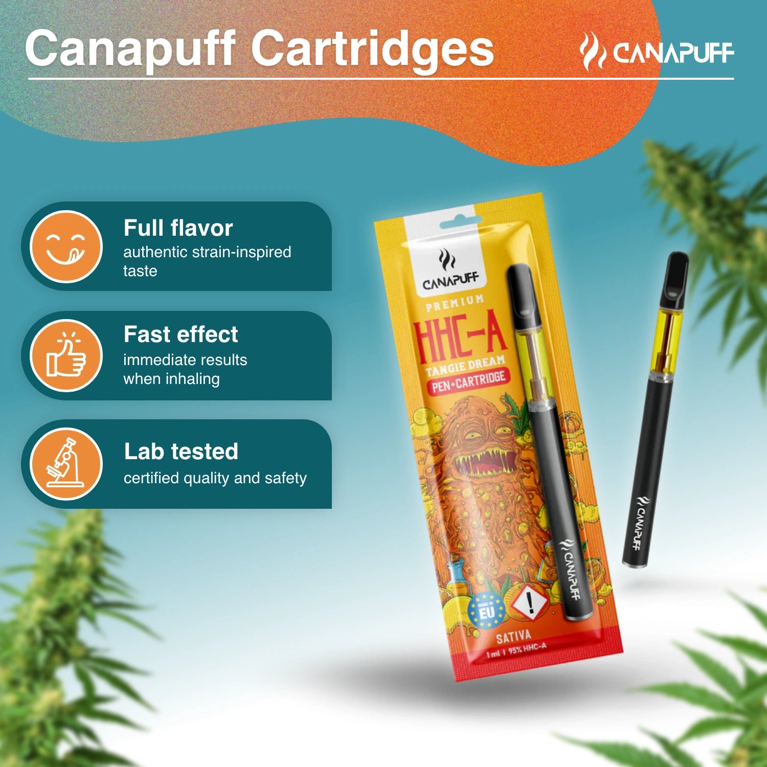 Canapuff - Tangie Dream - HHC-A 95% - Pen+Kartusche