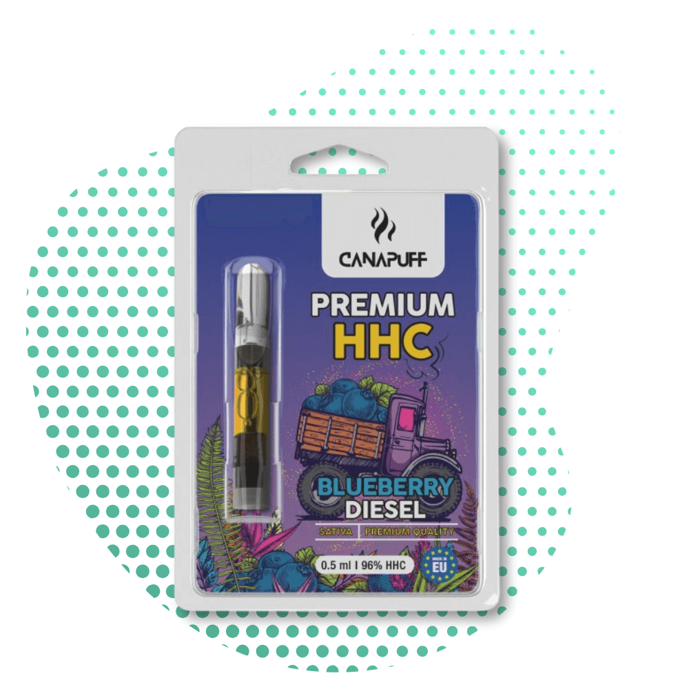 Canapuff HHC Kartusche Blueberry Diesel Cannabis