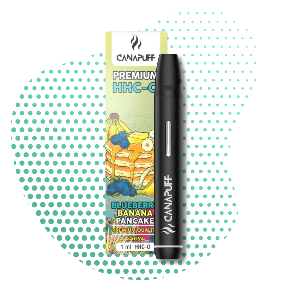 Canapuff HHCO Vape Blaubeere Bananenpfannkuchen