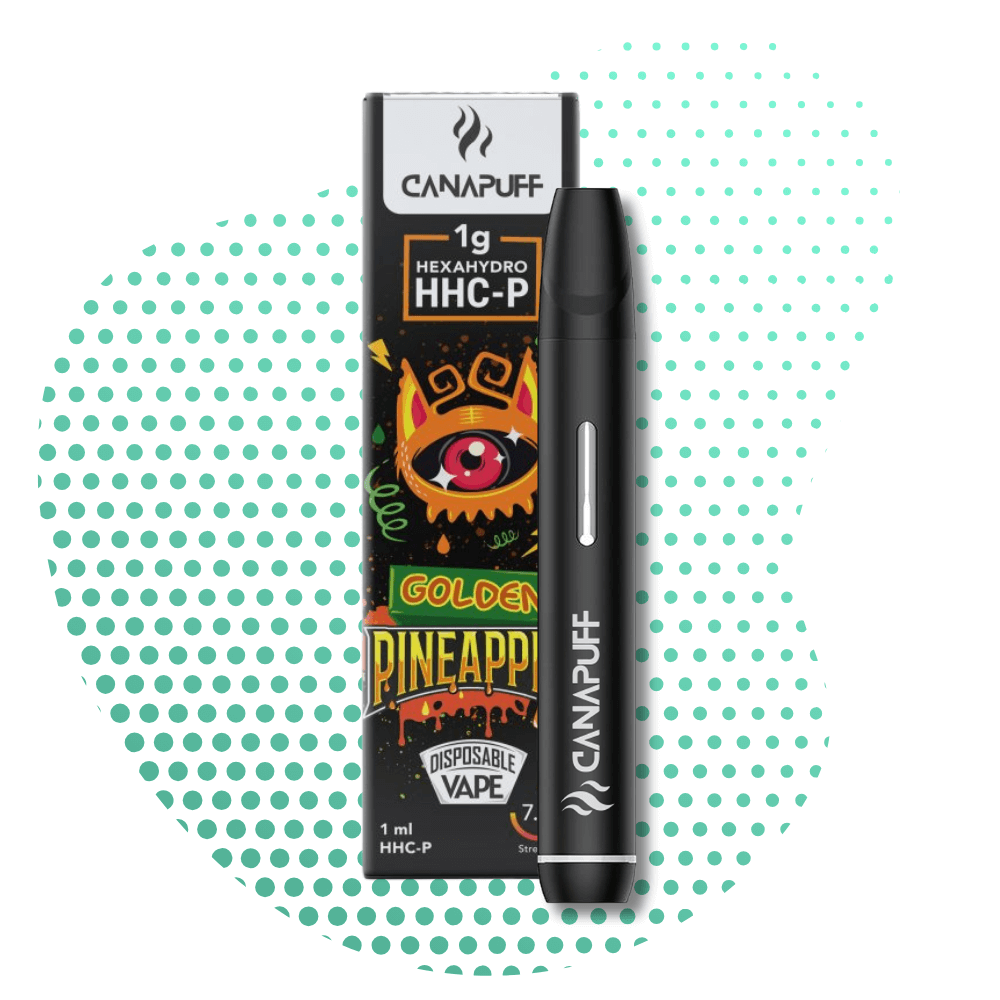 Canapuff HHCP Vape Ananas Golden