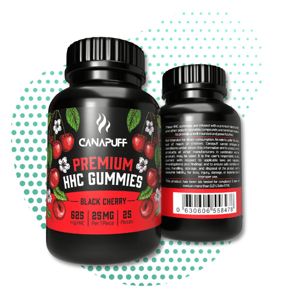 canapuff Premium HHC Gummibärchen Black Cherry