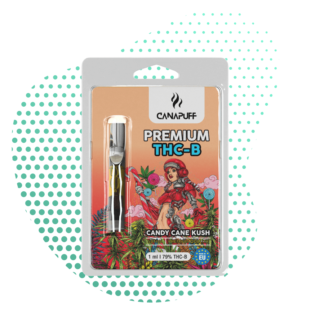 CanaPuff Candy Cane Kush THC B 79% Kartusche