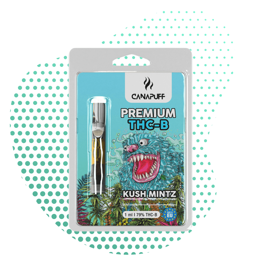 CanaPuff Kush Mintz THC B 79% Kartusche
