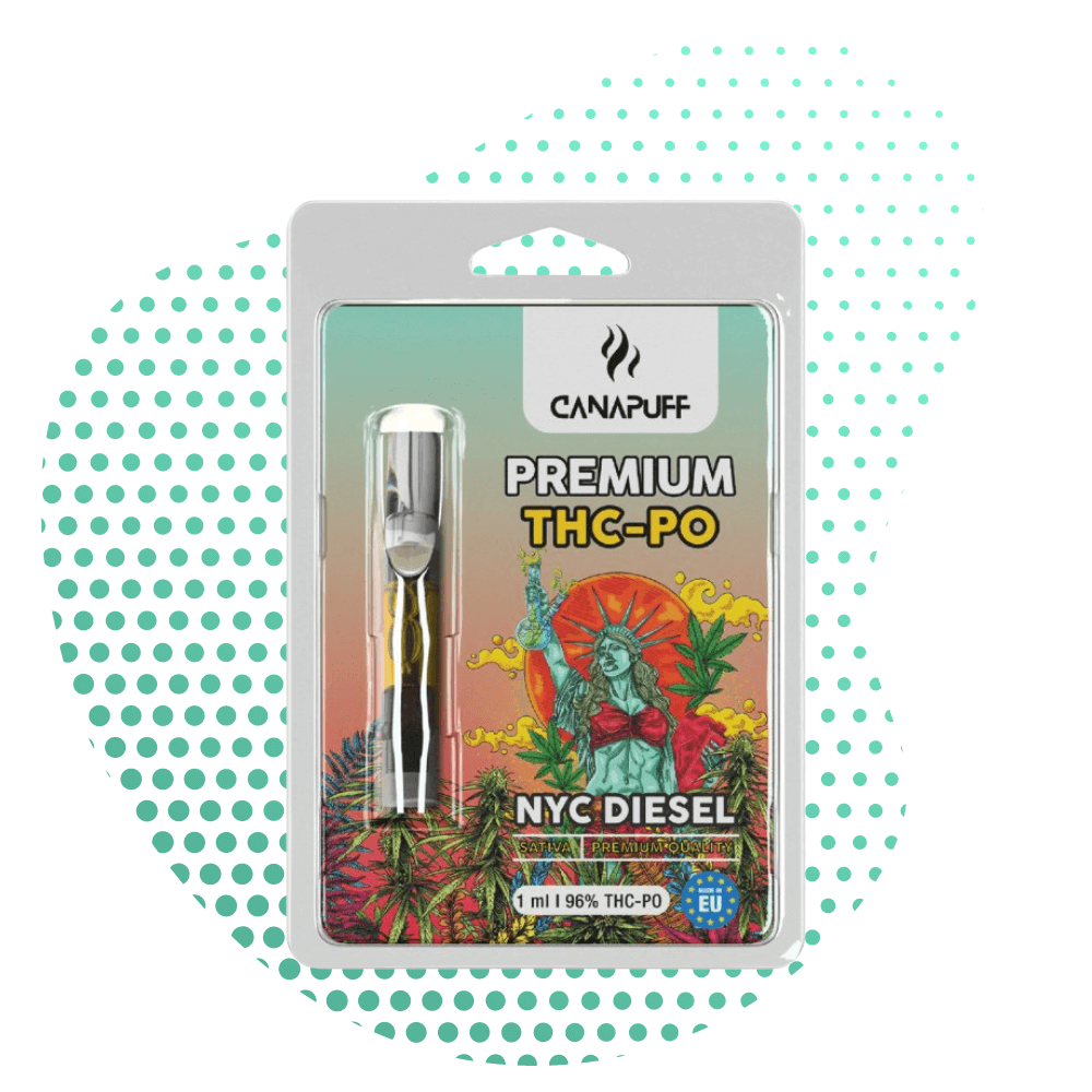 CanaPuff NYC Diesel THC PO 96% Kartusche