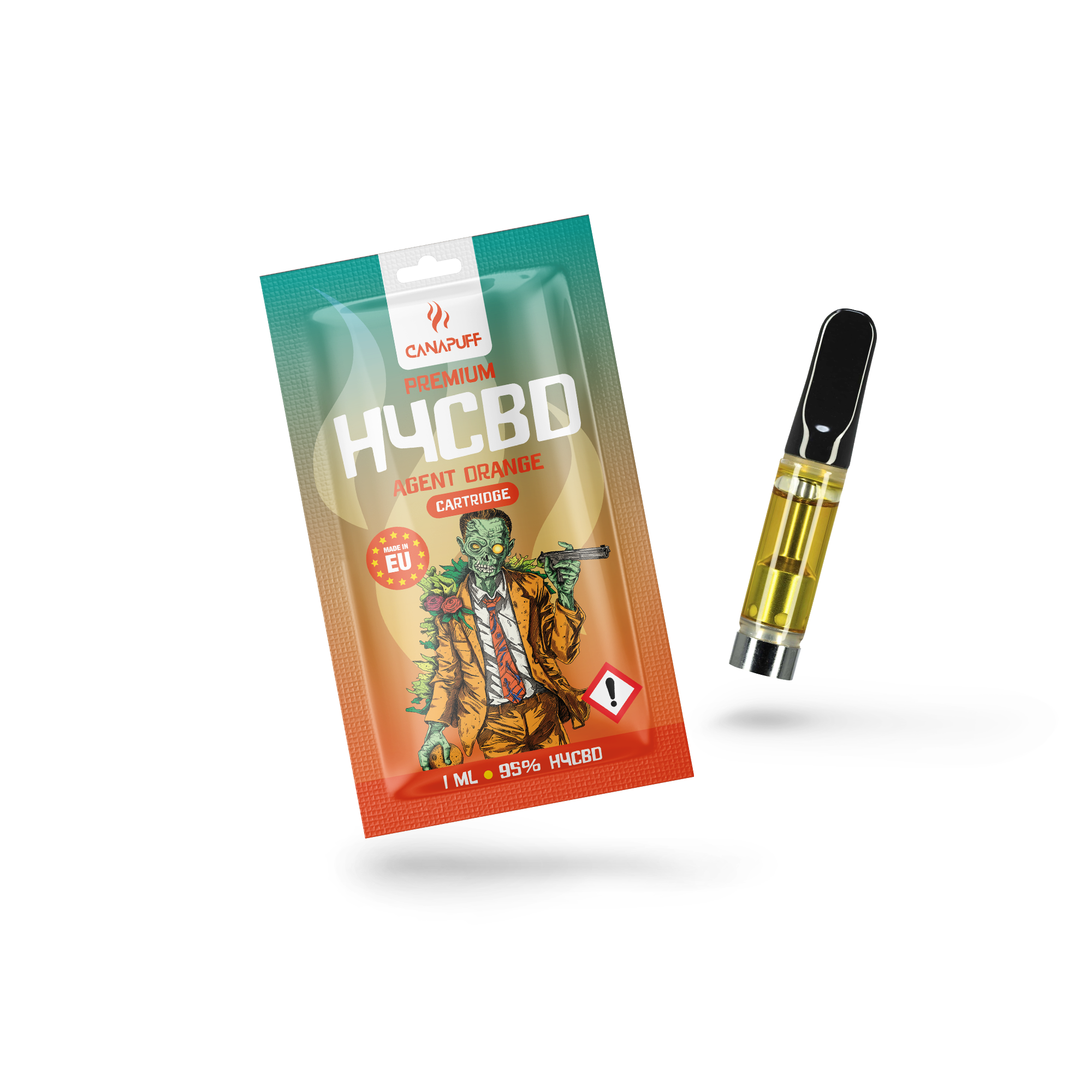 Canapuff - Agent Orange - H4CBD 96% - Kartusche