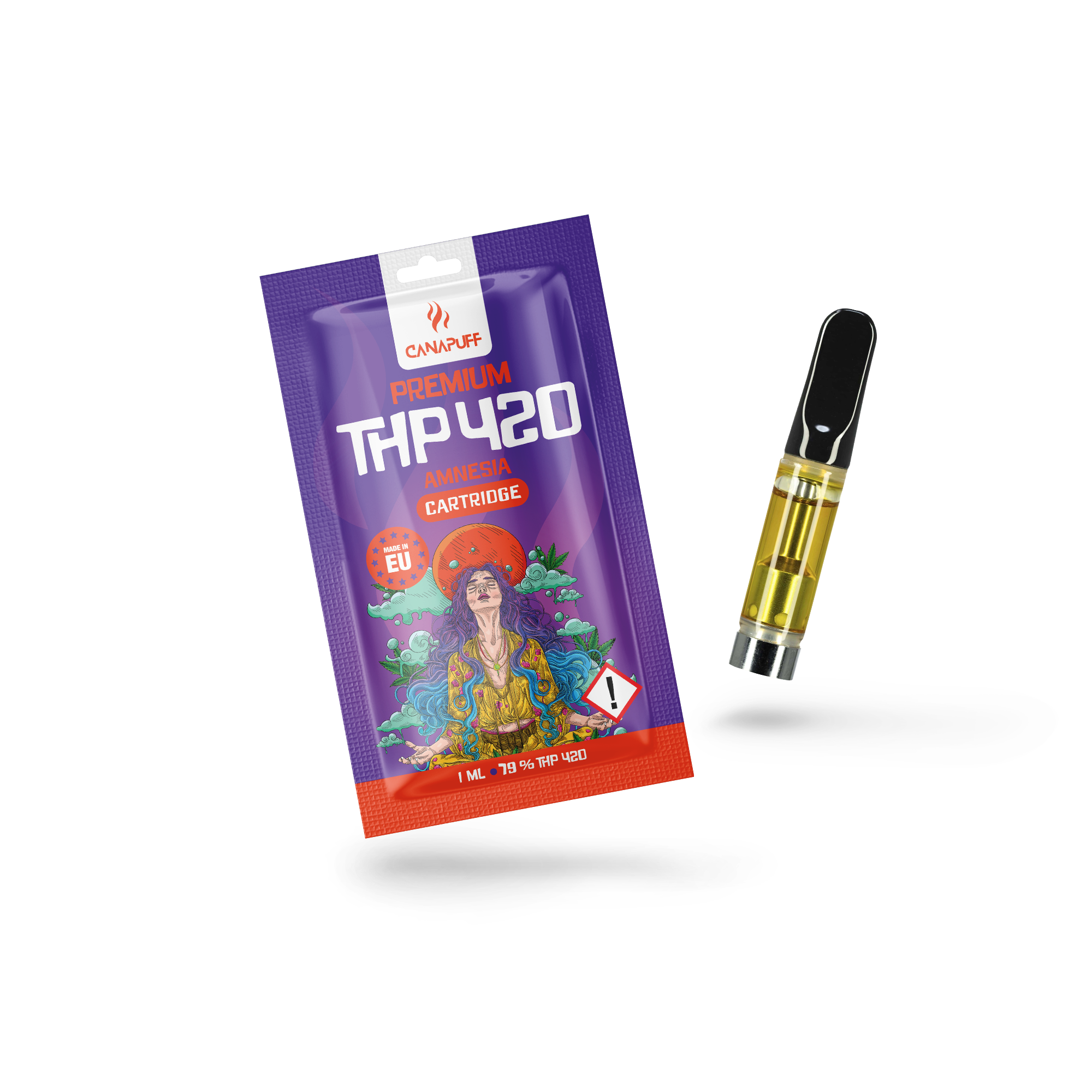 Canapuff - Amnesia - THP420 79% - Kartusche