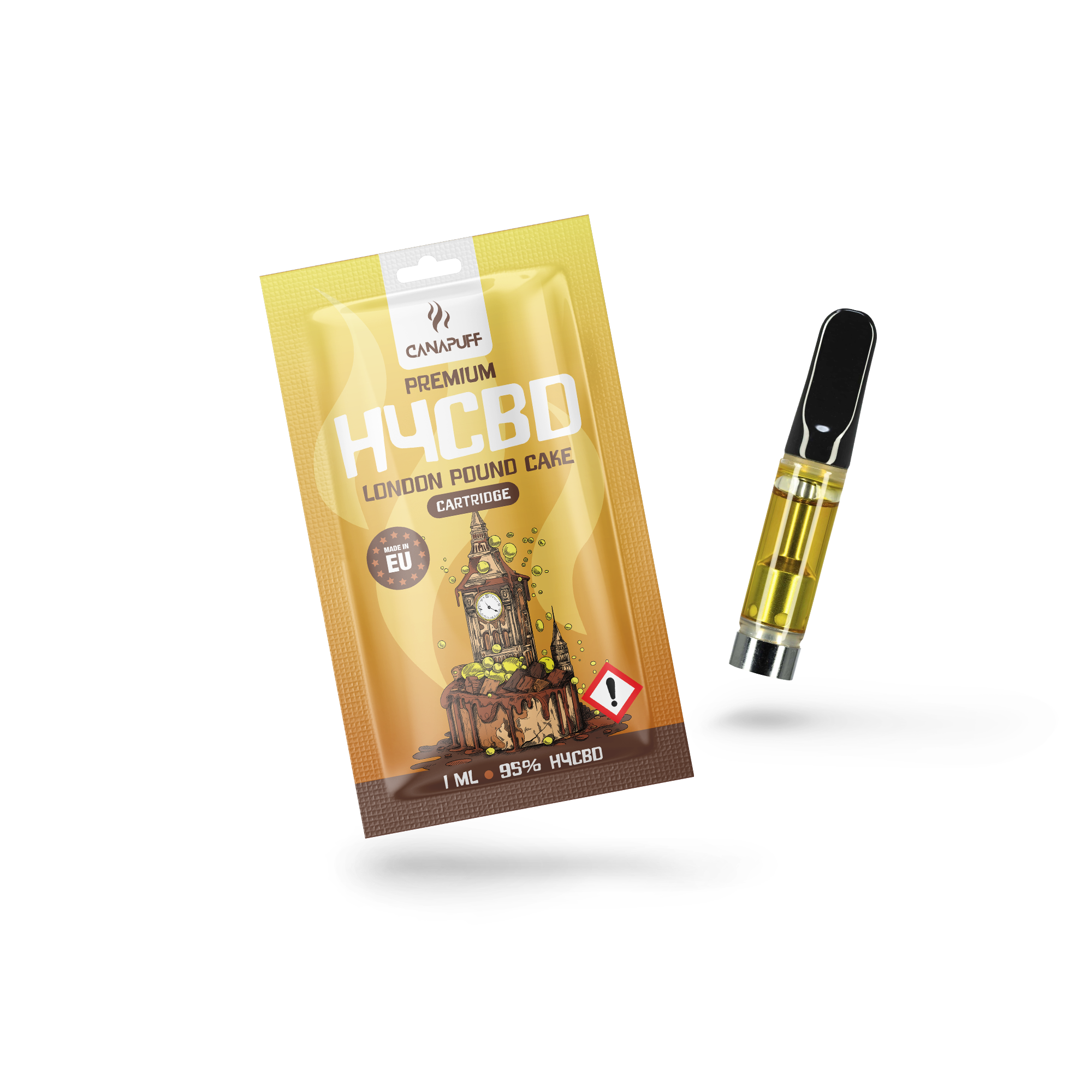 Canapuff - London Pound Cake - H4CBD 96% - Kartusche
