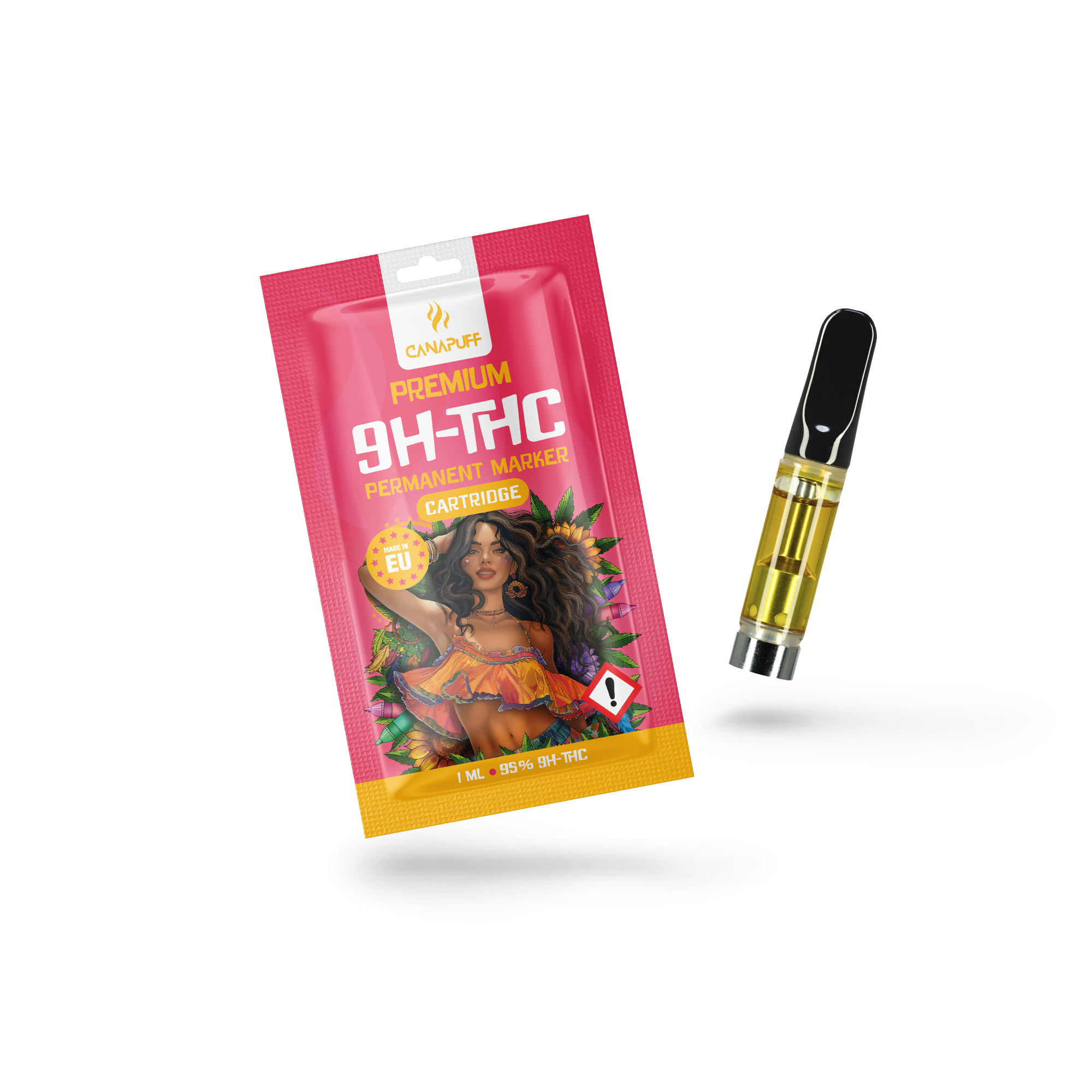 9H-THC Cartridge Permanent Marker 95%