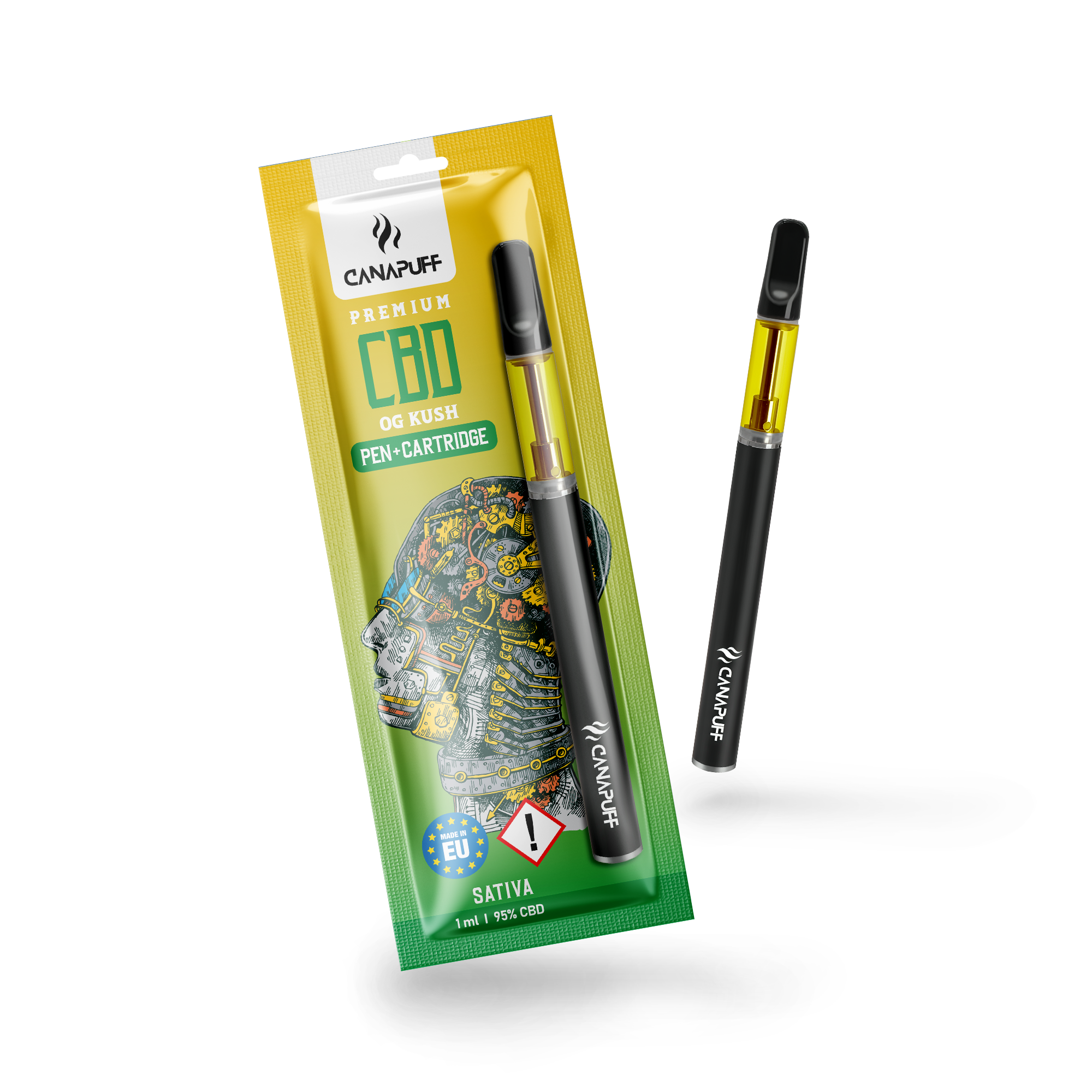 Canapuff - OG Kush - CBD 95% - Pen+Cartridge