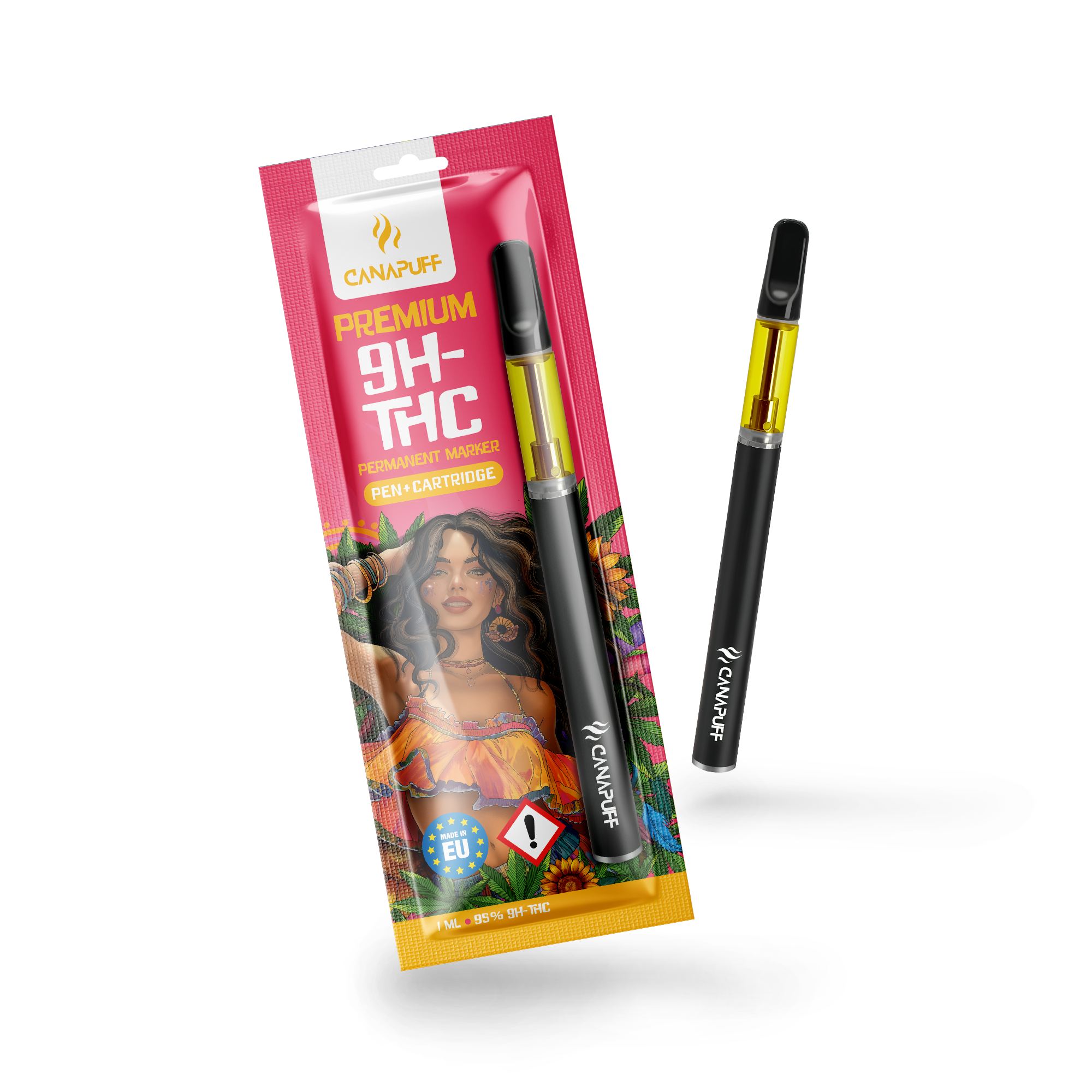 9H-THC Pen+Cartridge Permanent Marker 95%