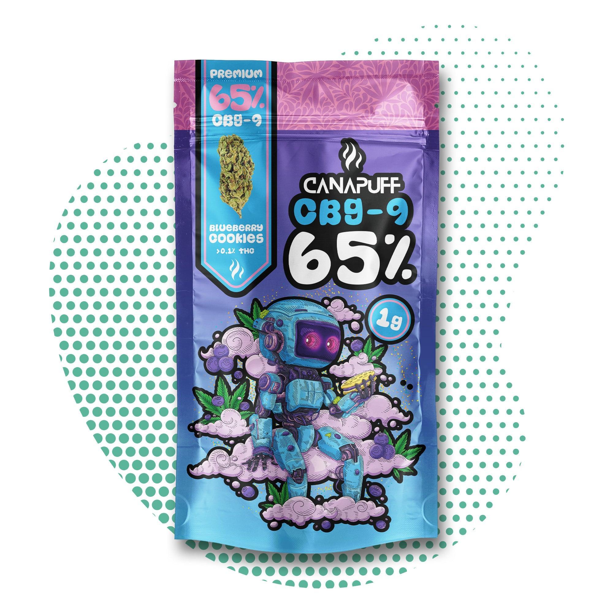 Canapuff - Blueberry Cookie 65% - CBG9 Blüten-Canapuff