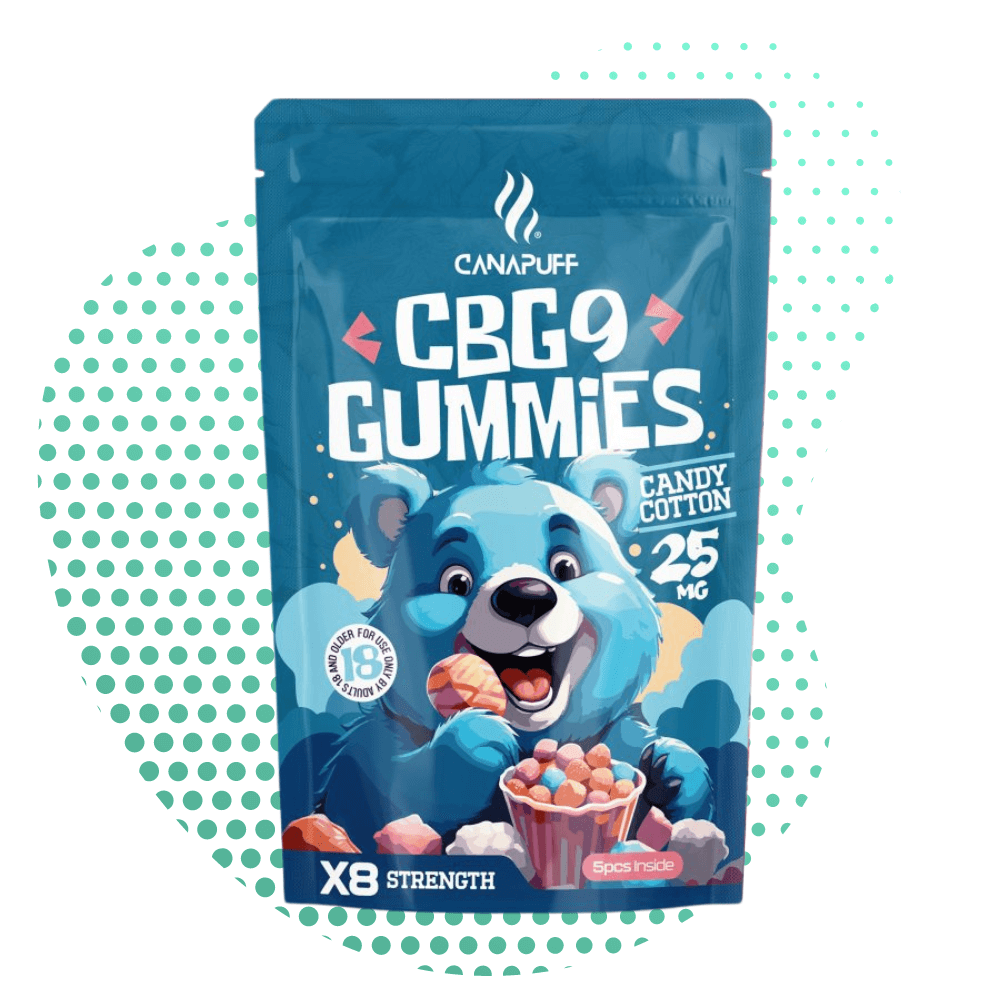 Canapuff CBG9 Gummibärchen Candy Cotton