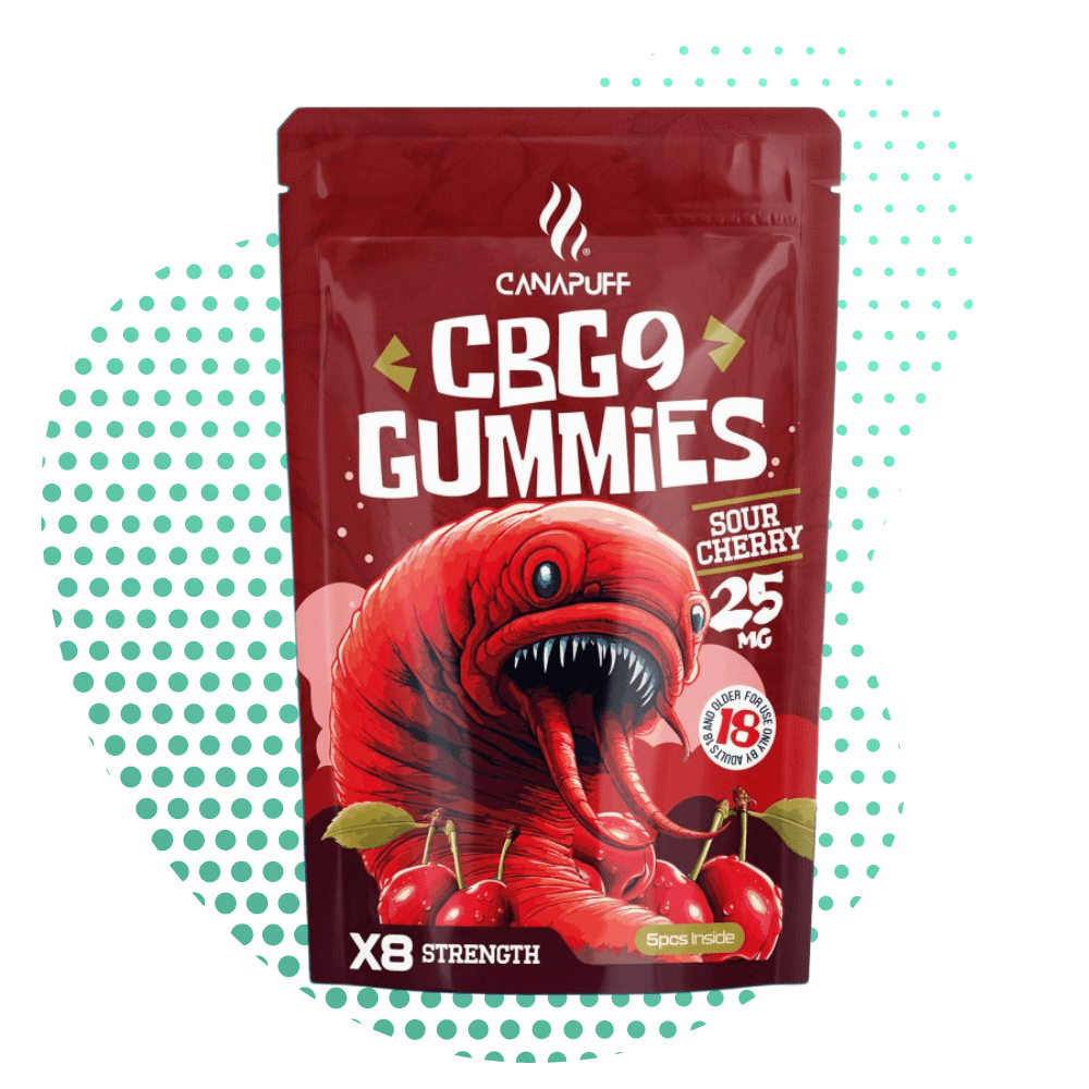 Canapuff CBG9 Gummibärchen Sauerkirsche