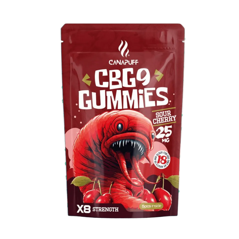 Canapuff CBG9 Gummibärchen Sauerkirsche