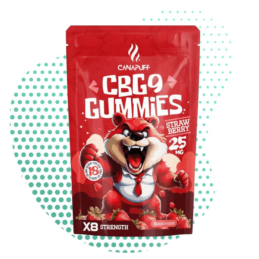 Canapuff - CBG9 Gummibärchen - Strawberry Canapuff