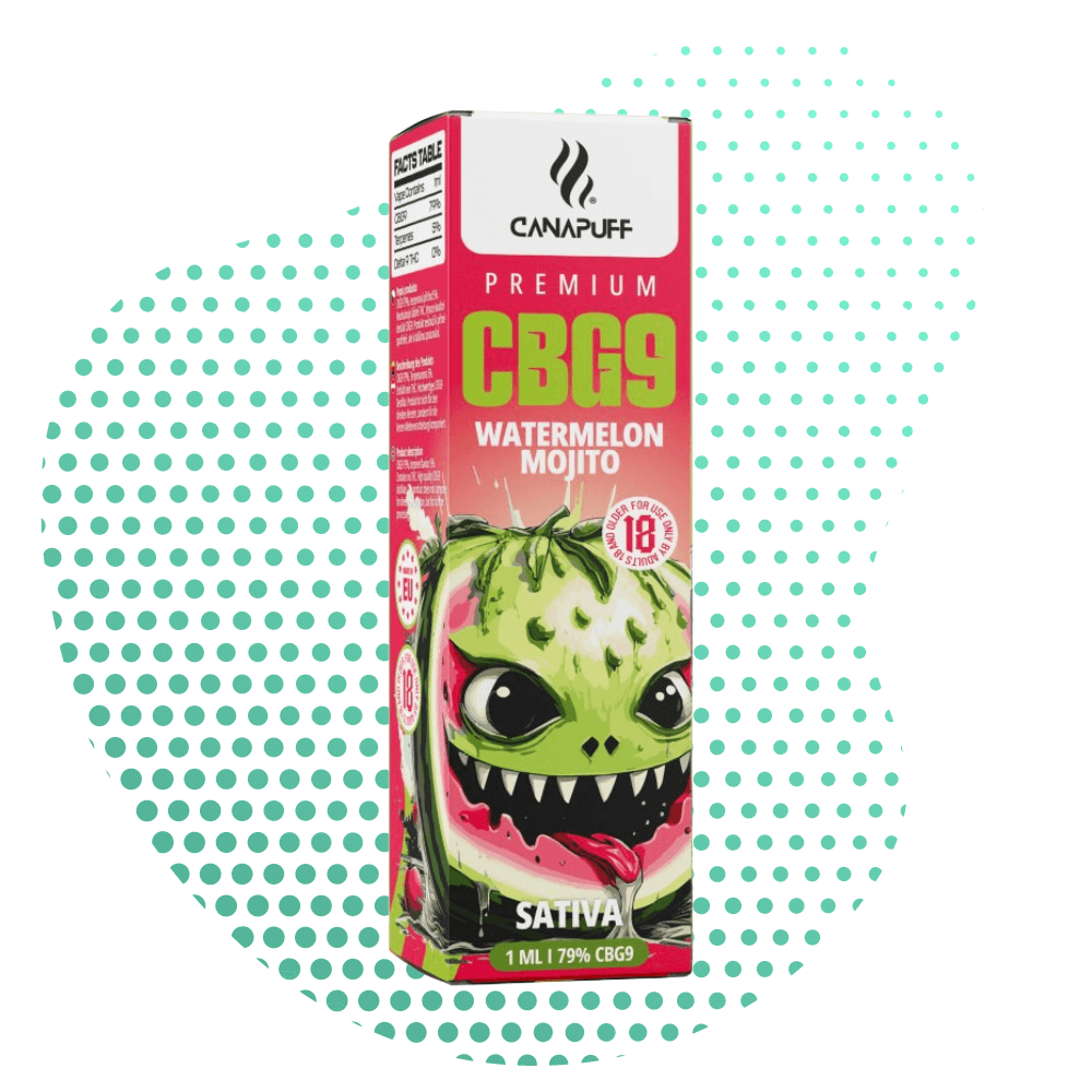 Watermelon Mojito 79% CBG9 Canapuff Einmalgebrauch 1ml