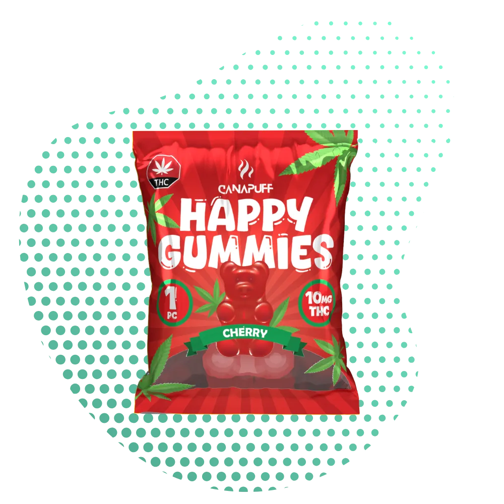 THC Gummibärchen Cherry-Canapuff