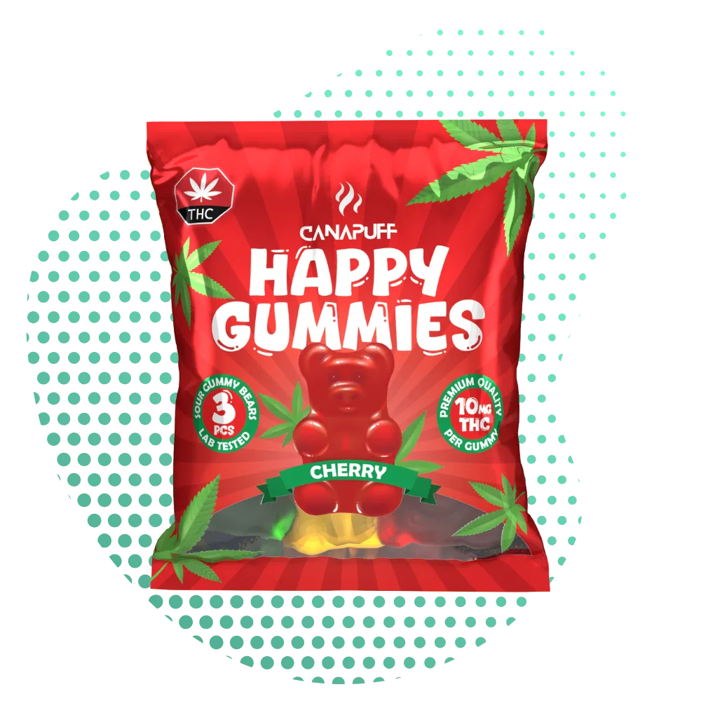 THC Gummibärchen Cherry-Canapuff