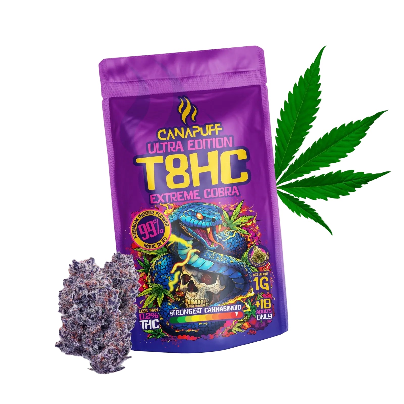 T8HC Blüten Extreme Cobra 99%