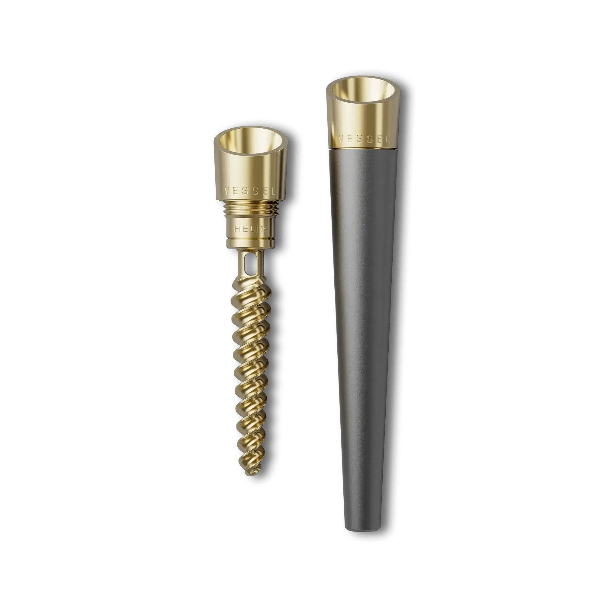 Vessel Pen in Schwarz-Gold-Design