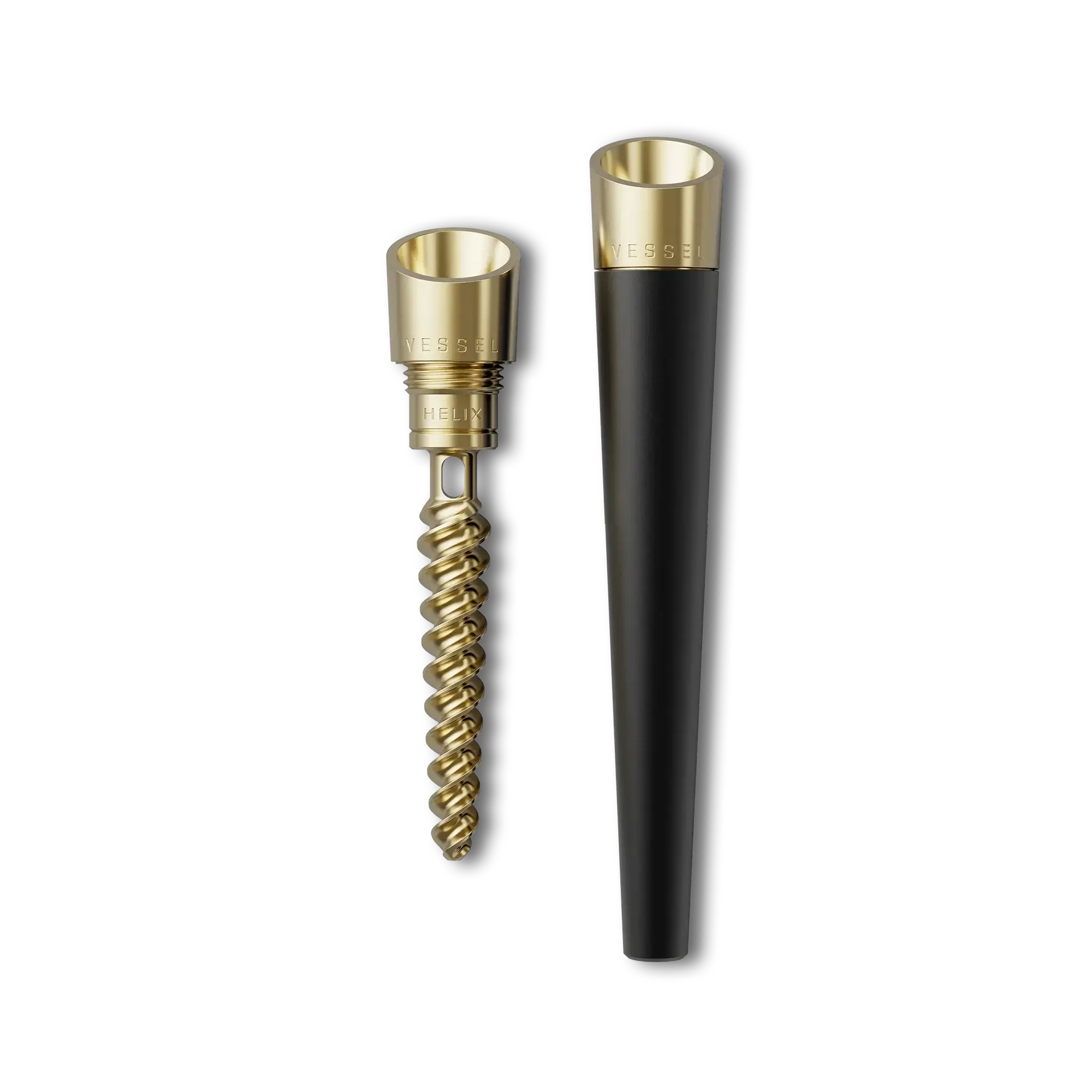 Vessel Pen mit Helix Mundstück in Schwarz