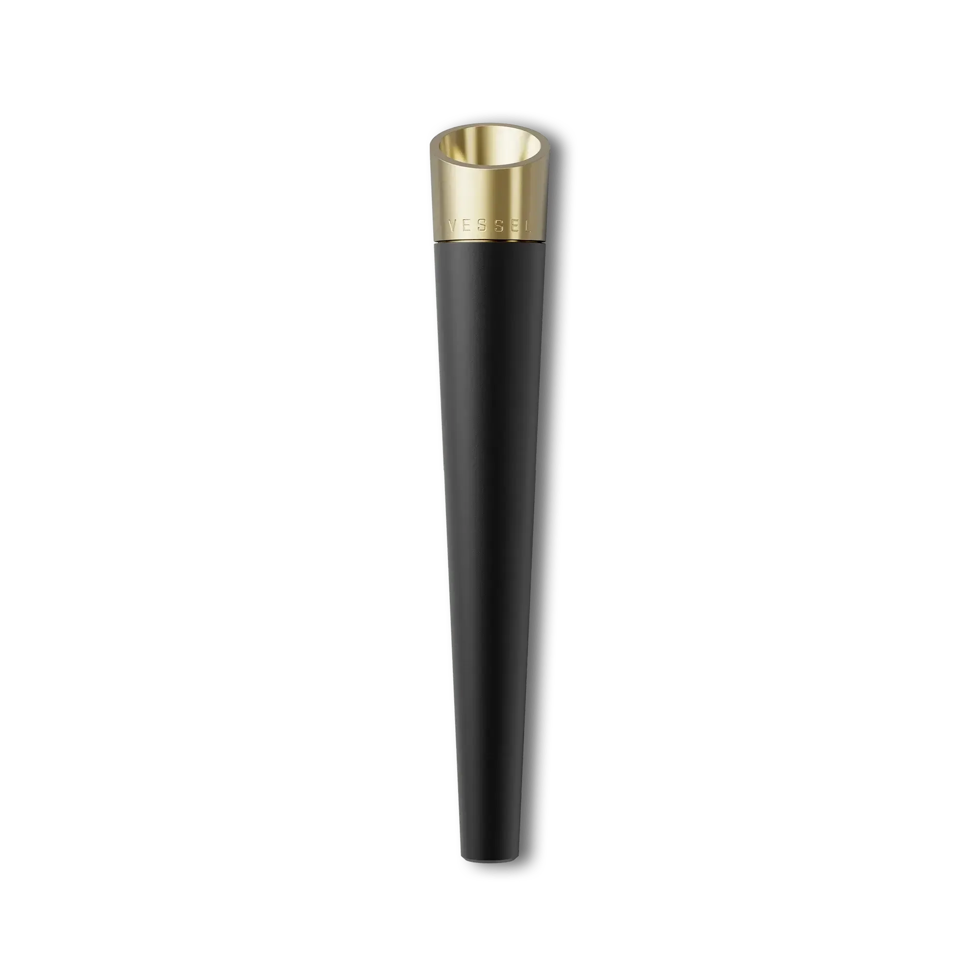 Vessel Pen mit goldenen Akzenten in Schwarz