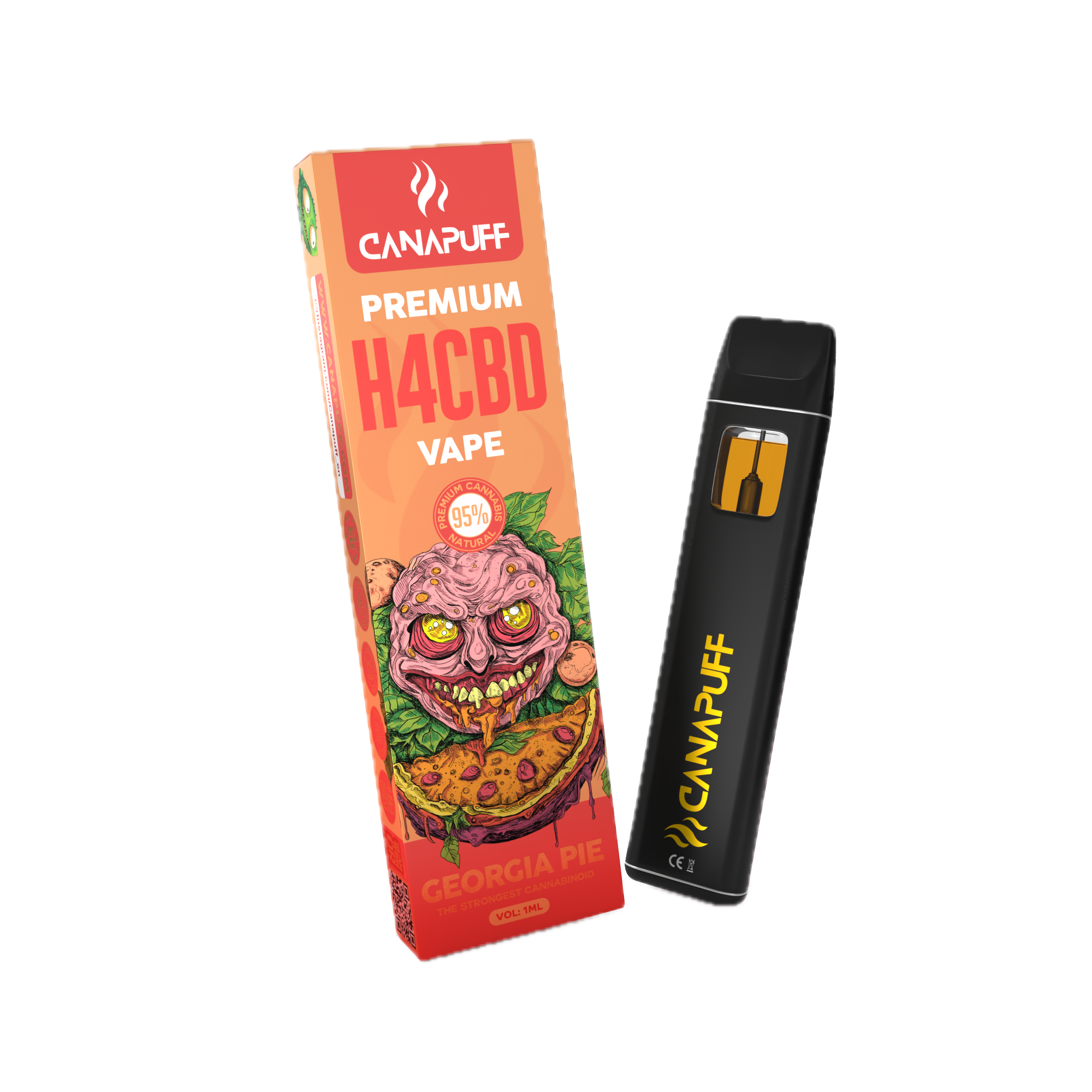 H4CBD Vape Georgia Pie 96 % 1 ml