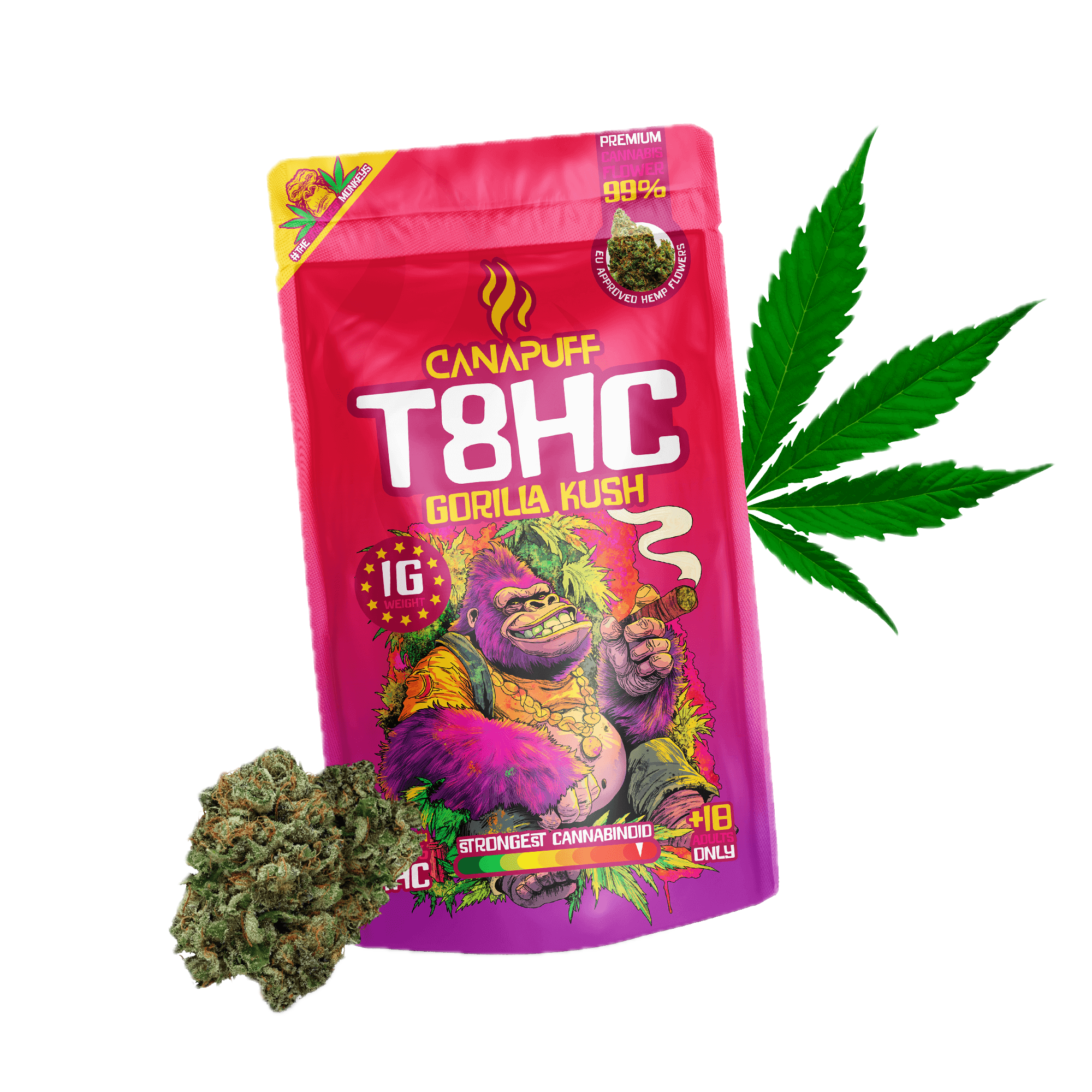 T8HC Blüten Gorilla Kush 99%