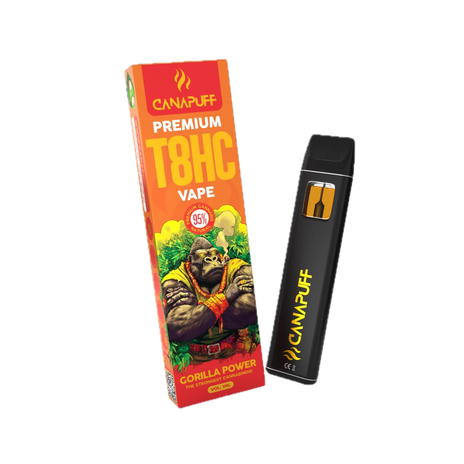 T8HC Vape Gorilla Power 95 % 1 ml