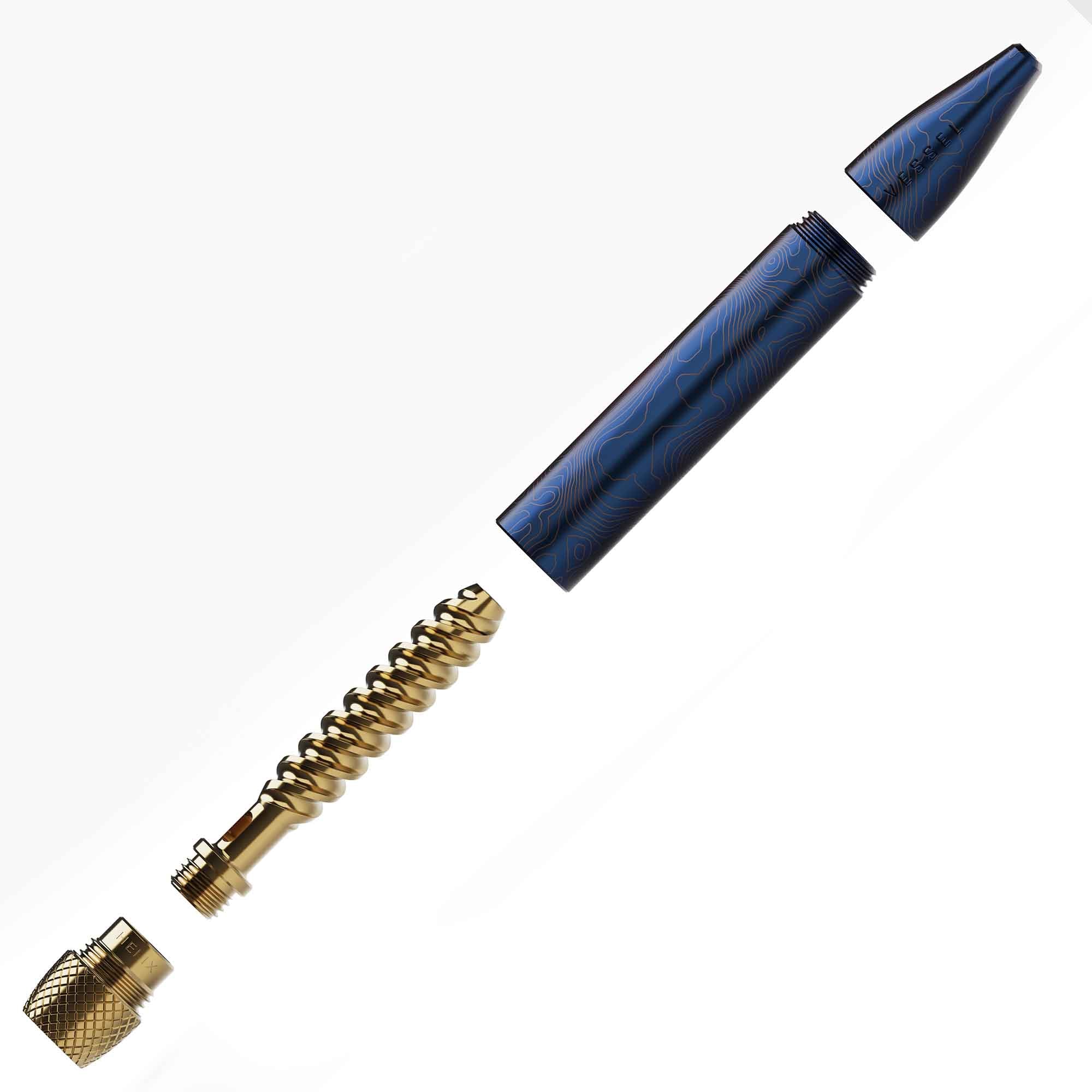 Vessel Pen im blauen Design