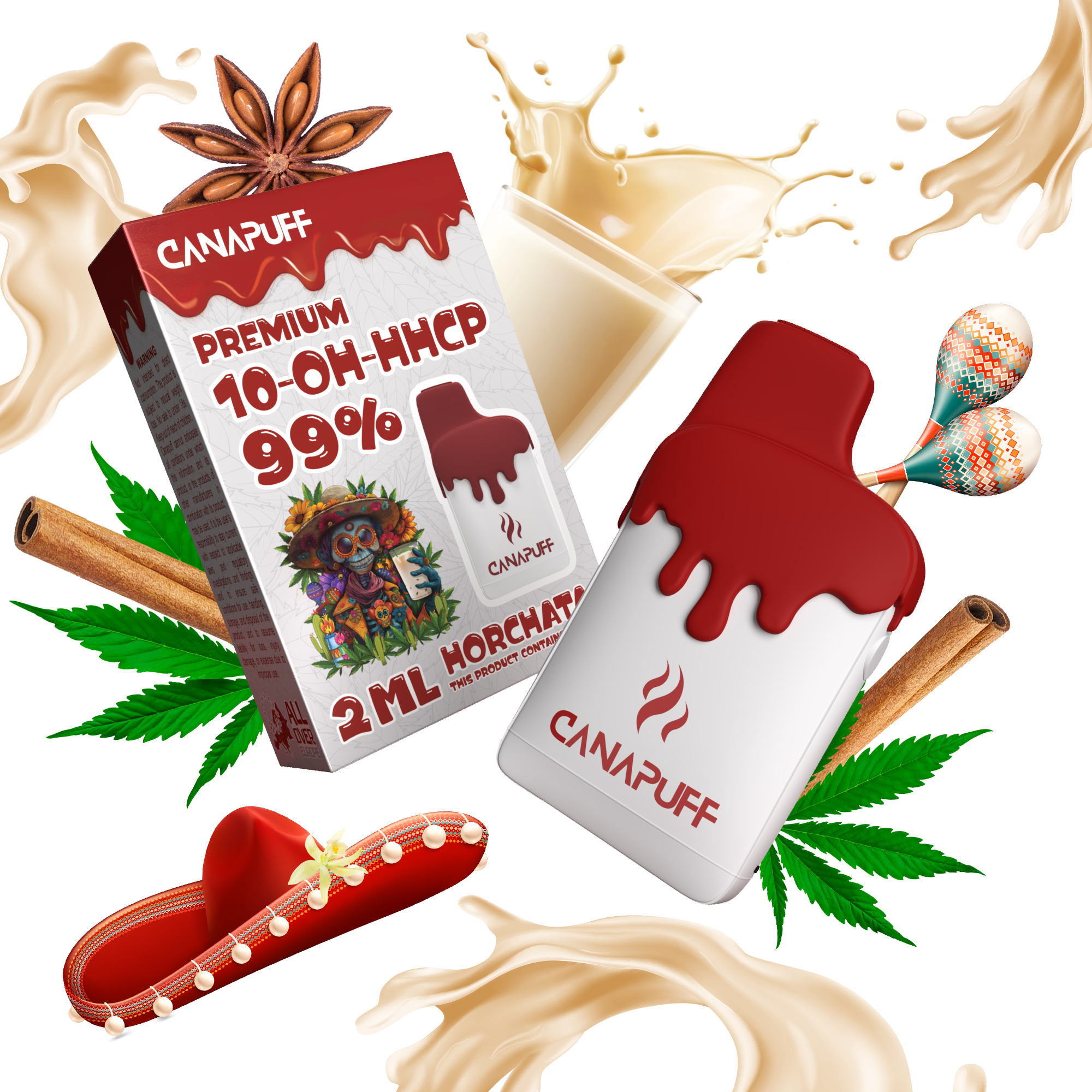 Horchata 99% 10-OH-HHCP - Canapuff - Vape - 2ml-Canapuff
