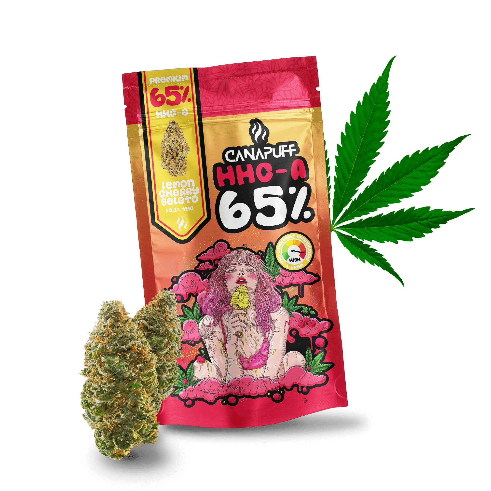 HHC-A Blüten Lemon Cherry Gelato 65%
