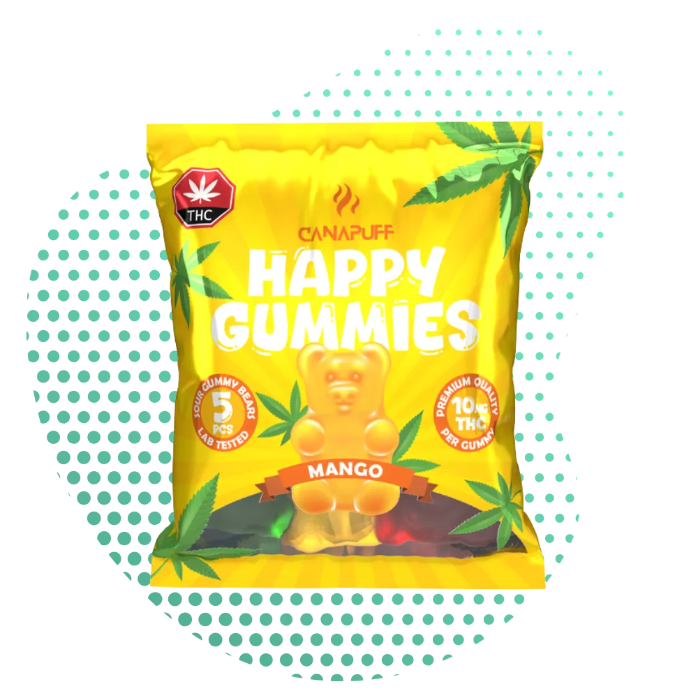 THC Gummibärchen Mango-Canapuff