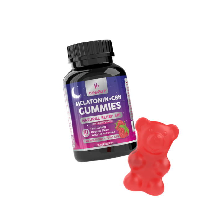 Melatonin+CBN Gummibärchen Himbeere