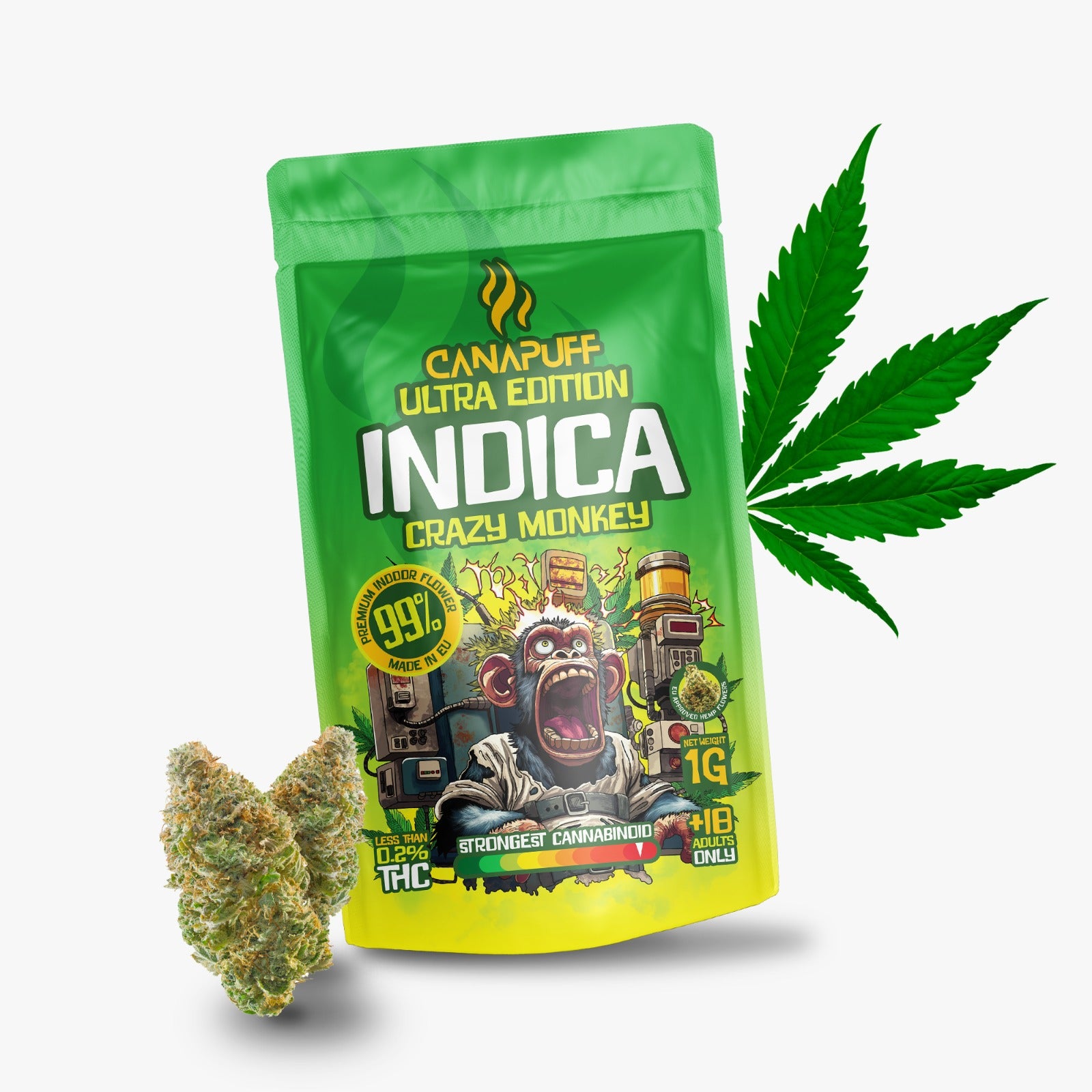 Indica Blüten Crazy Monkey Ultra Edition 99%