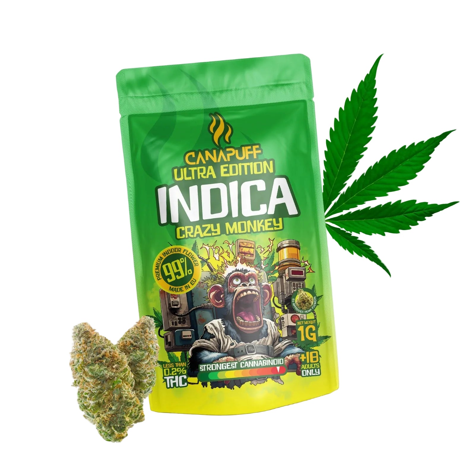 Indica Blüten Crazy Monkey Ultra Edition 99%