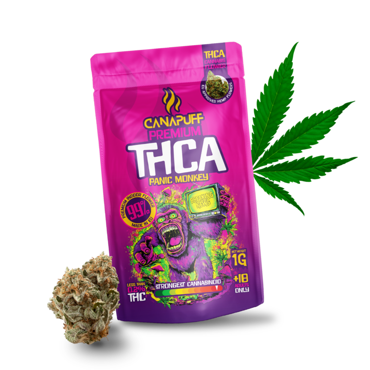 THCA Flowers Panic Monkey 99%