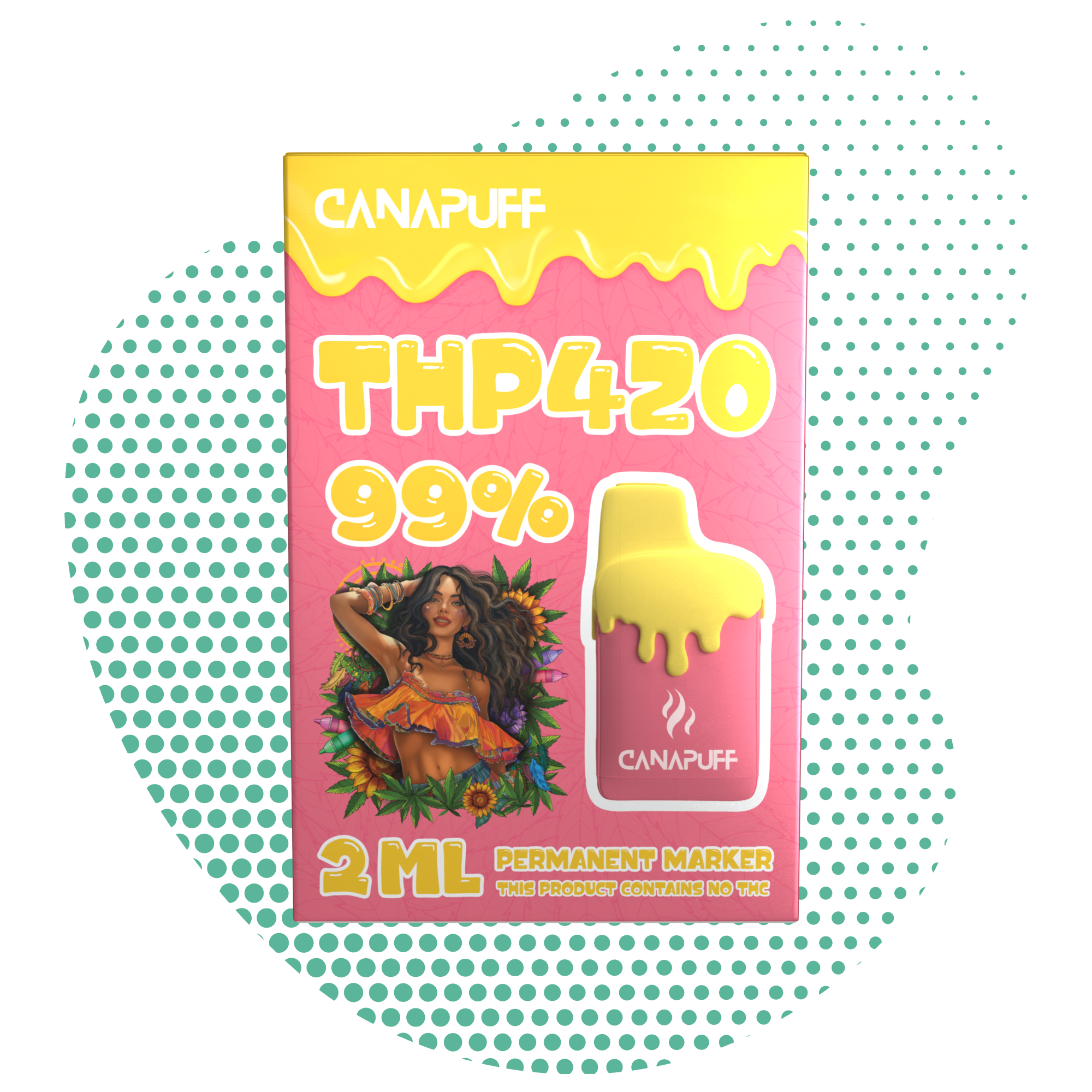 Permanent Marker 99% THP420 - Canapuff - Vape - 2ml-Canapuff