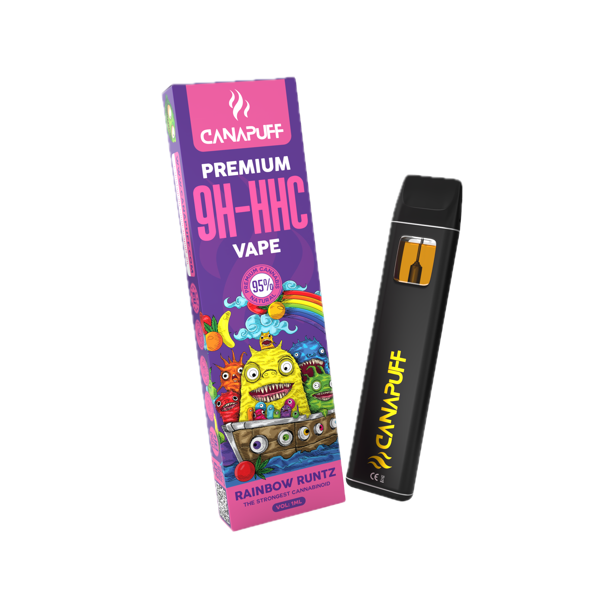 9H-HHC Vape Rainbow Runtz 95 % 1 ml