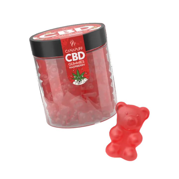 CBD Gummibärchen Himbeere