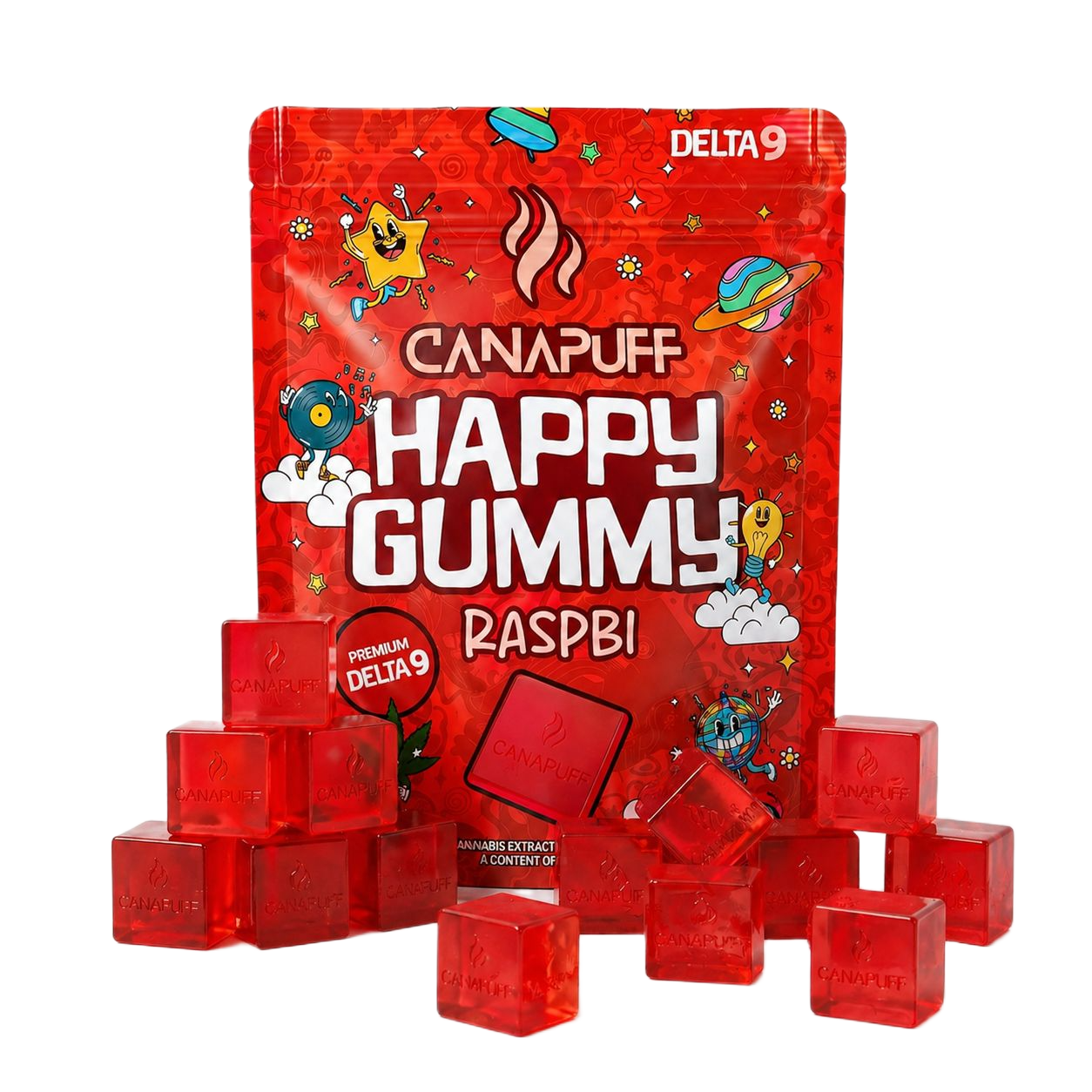 Delta 9 Gummy Raspbi