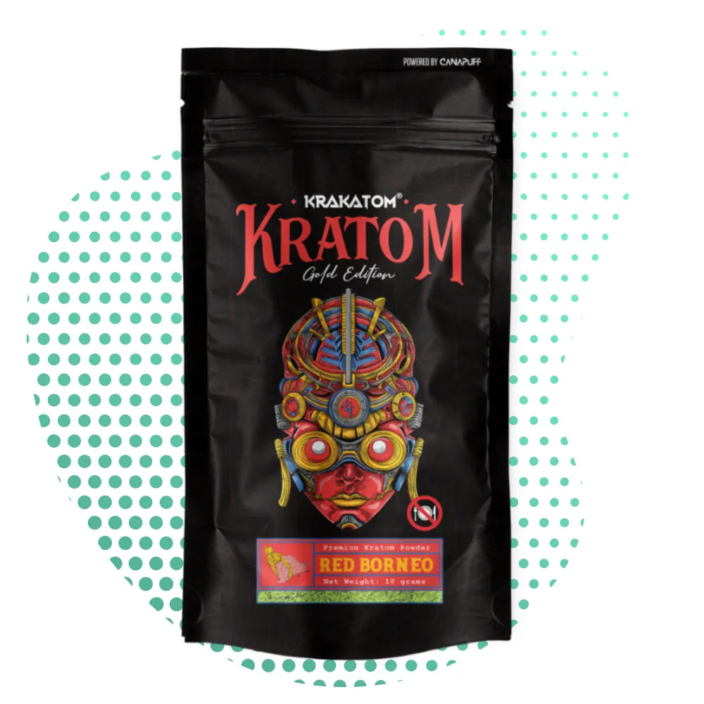 Kratom Pulver - Red Borneo - Gold Edition Canapuff