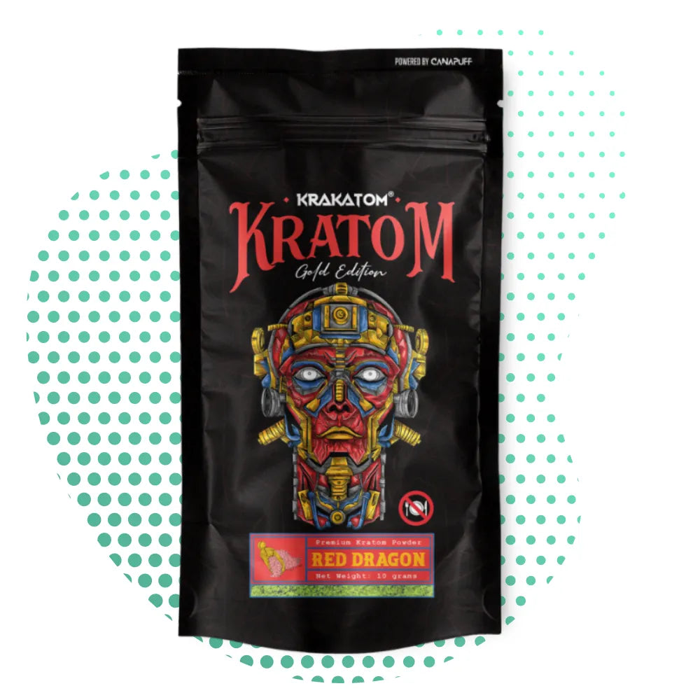 Kratom Pulver - Red Dragon - Gold Edition Canapuff